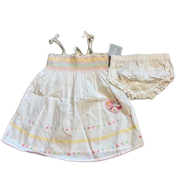 Disney Marie Cat White Dress and Bloomers Set for Kids NEW 18 mos Vintage 90s